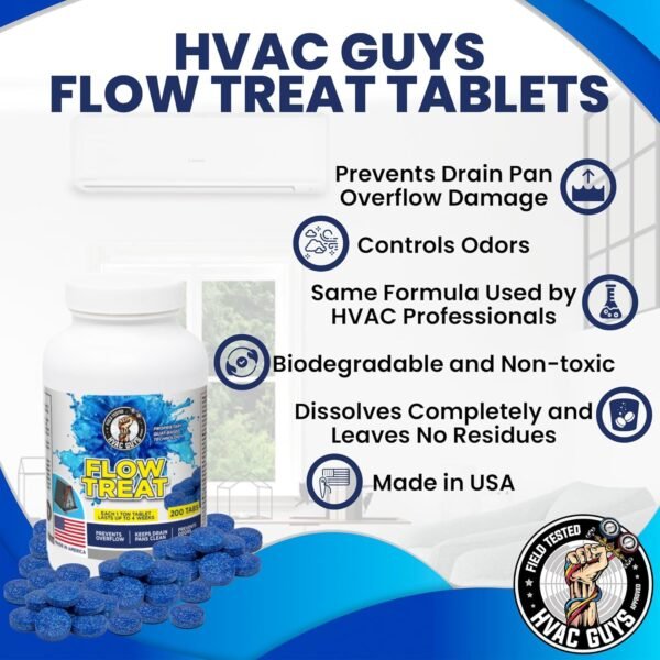81V2PFkupbL._AC_SL1500_ HVAC Drain Line Cleaner Review HVAC Guys Flow Treat Tabs Effectiveness Tested