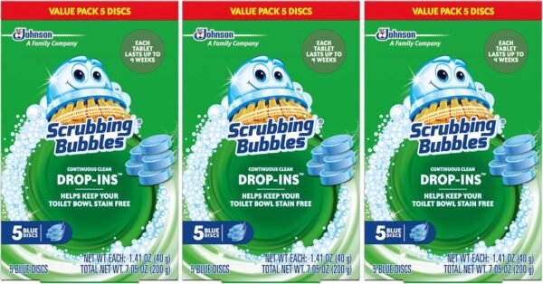 81W5AC7oQeL._AC_SL1500_ Scrubbing Bubbles Toilet Bowl Tablets Review Continuous Clean and Stain Protection Tested