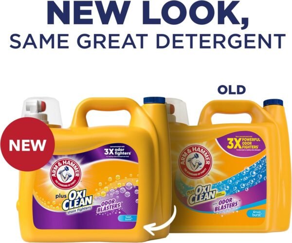 81XZoO-TakL._AC_SL1500_ ARM & HAMMER Plus OxiClean Liquid Laundry Detergent Review Tackling Odors and Stains