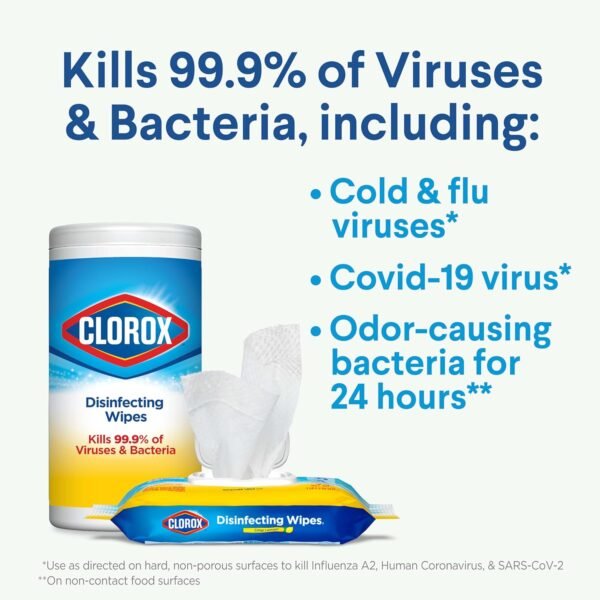 81ZyghCO3aL._AC_SL1500_ In-Depth Review of Clorox Disinfecting Wipes Best Household Cleaning Essentials Pack