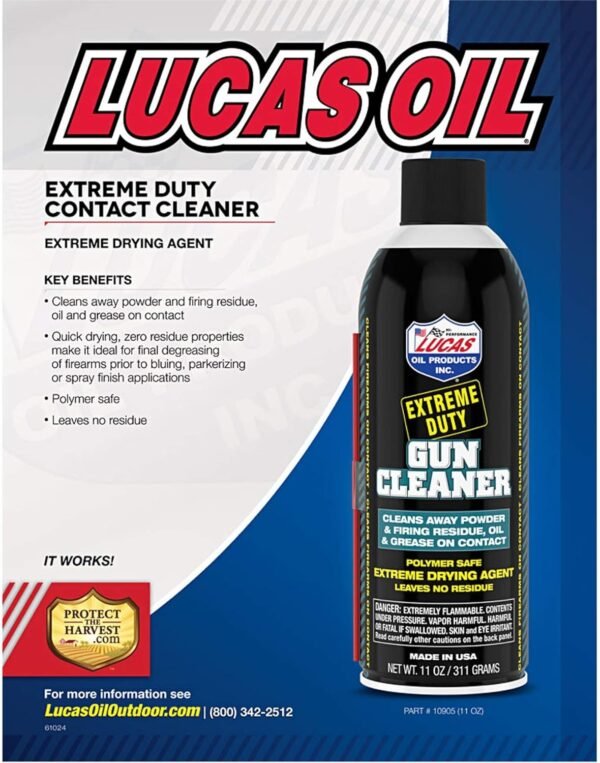 81b1O9u2hfL._AC_SL1500_ Lucas Oil Extreme Duty Gun Cleaner Review Best Residue Free Firearm Cleaner 2025