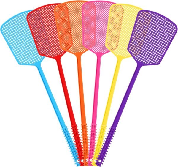81dZMJbwK3L._AC_SL1500_ Colorful Fly Swatters Multi-Pack Review Plastic Flyswatters Bulk Vibrant Brand