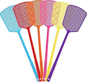 81dZMJbwK3L.__AC_SX300_SY300_QL70_ML2_ Colorful Fly Swatters Multi-Pack Review Plastic Flyswatters Bulk Vibrant Brand