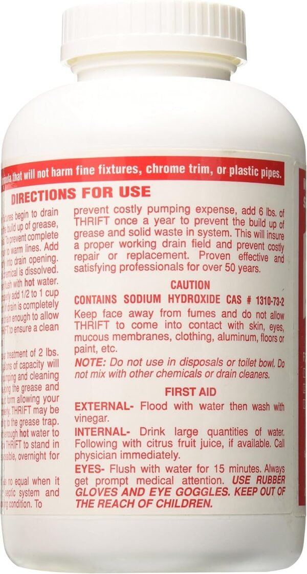 81ej-coKgL._AC_SL1500_ Thrift Drain Cleaner Review Powerful 4 in 1 Solution for Household Cleaning