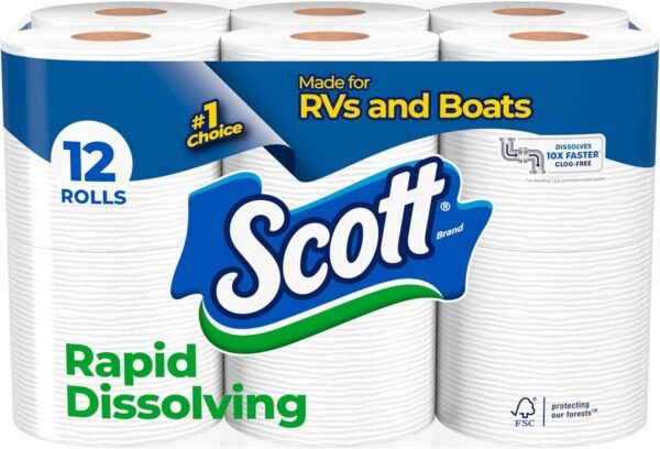 81jI7rxBpQL._AC_SL1500_ Scott Rapid-Dissolving Toilet Paper Review Best Sustainable Septic Safe Rolls