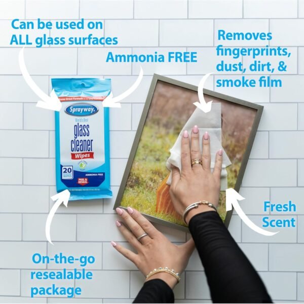 81jdr4HYm0L._AC_SL1500_ Sprayway Glass Cleaner Wipes Review Perfect On the Go Ammonia Free Solution