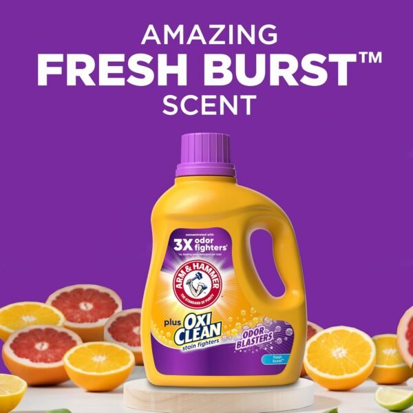 81krRPJ1pML._AC_SL1500_ ARM & HAMMER Plus OxiClean Liquid Laundry Detergent Review Tackling Odors and Stains