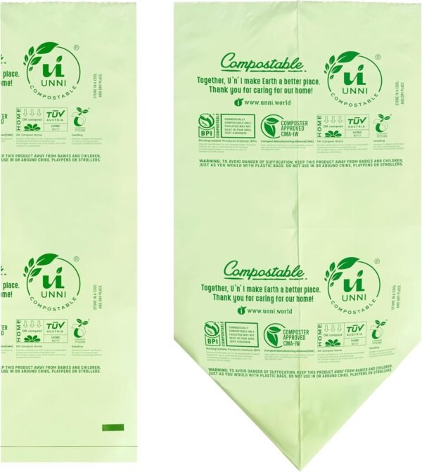 81nd2vQbYiL._AC_SL1500_ UNNI Compost Bags 2.6 Gallon Review Sustainable Kitchen Waste Solution Tested