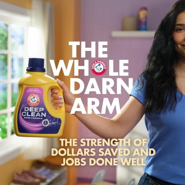 81p1vZza8qL._AC_SL1500_ Deep Clean Odor Formula Review ARM HAMMER Liquid Laundry Detergent Radiant Burst