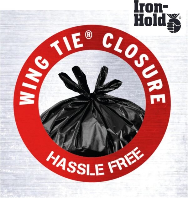 81qTLmfNXL._AC_SL1500_ Iron-Hold 45 Gallon Contractor Trash Bags Review Heavy Duty Strength and Convenience