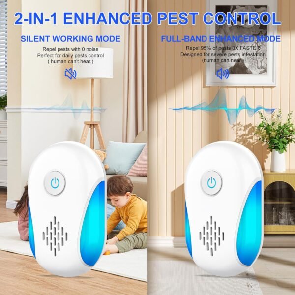 81rMILkHHDL._AC_SL1500_ 2025 Ultrasonic Pest Repeller 6 Pack Review Effective Indoor Rodent Bug Control