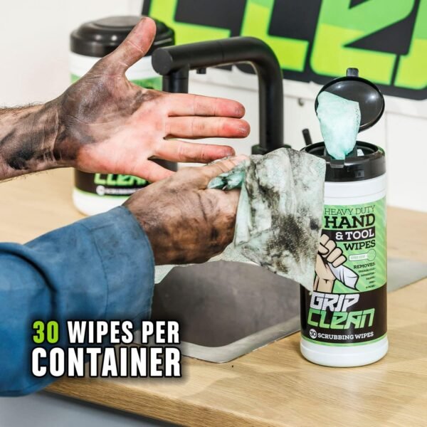 81rpbCuodPL._AC_SL1500_ Grip Clean Cleaning Wipes Review Best Heavy Duty Hand Cleaner for Mechanics