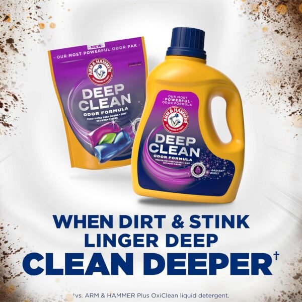 81sgsvT97xL._AC_SL1500_ Deep Clean Odor Formula Review ARM HAMMER Liquid Laundry Detergent Radiant Burst