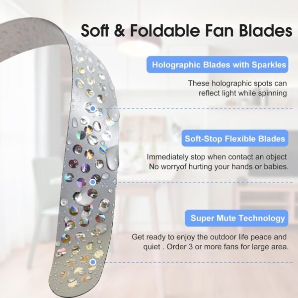 81wJiGwHAGL._AC_SL1500_ Portable Fly Swatters PATIOSIR Review Battery Operated Outdoor Table Fan Convenience