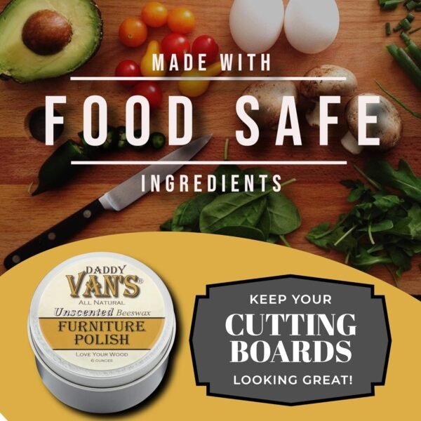 81x5xFW9lsL._AC_SL1500_ Daddy Vans Beeswax Wood Polish Review Reveals Natural, Food-Safe Furniture Conditioner Benefits