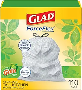 81y4V533HXL.__AC_SX300_SY300_QL70_FMwebp_ Glad ForceFlex Tall Kitchen Trash Bags Review Durable Strength and Odor Protection Tested