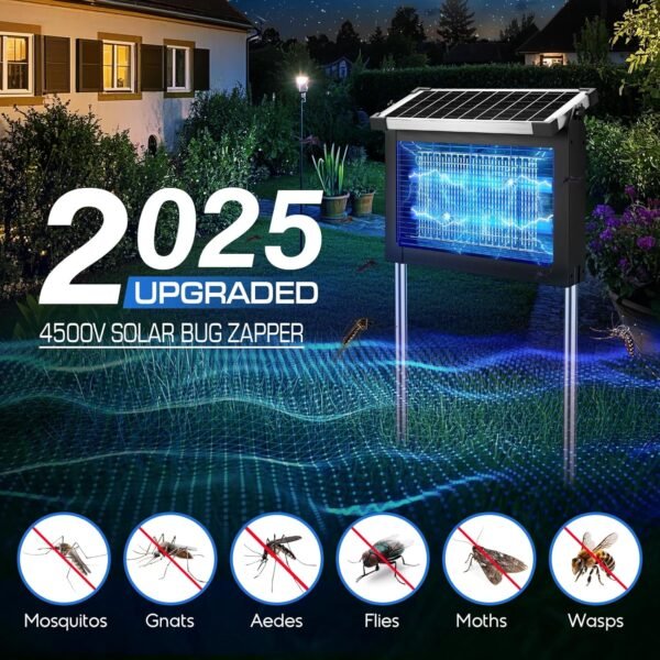 81zjoAiHJaL._AC_SL1500_ Solar Bug Zapper Review Jepwe SE566 Powerful Rechargeable Mosquito Killer