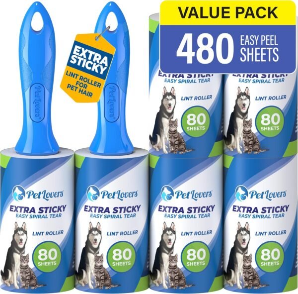 91ag2XGRyIL._AC_SL1500_ PetLovers Lint Rollers Review Best Sticky Pet Hair Remover for Clothes